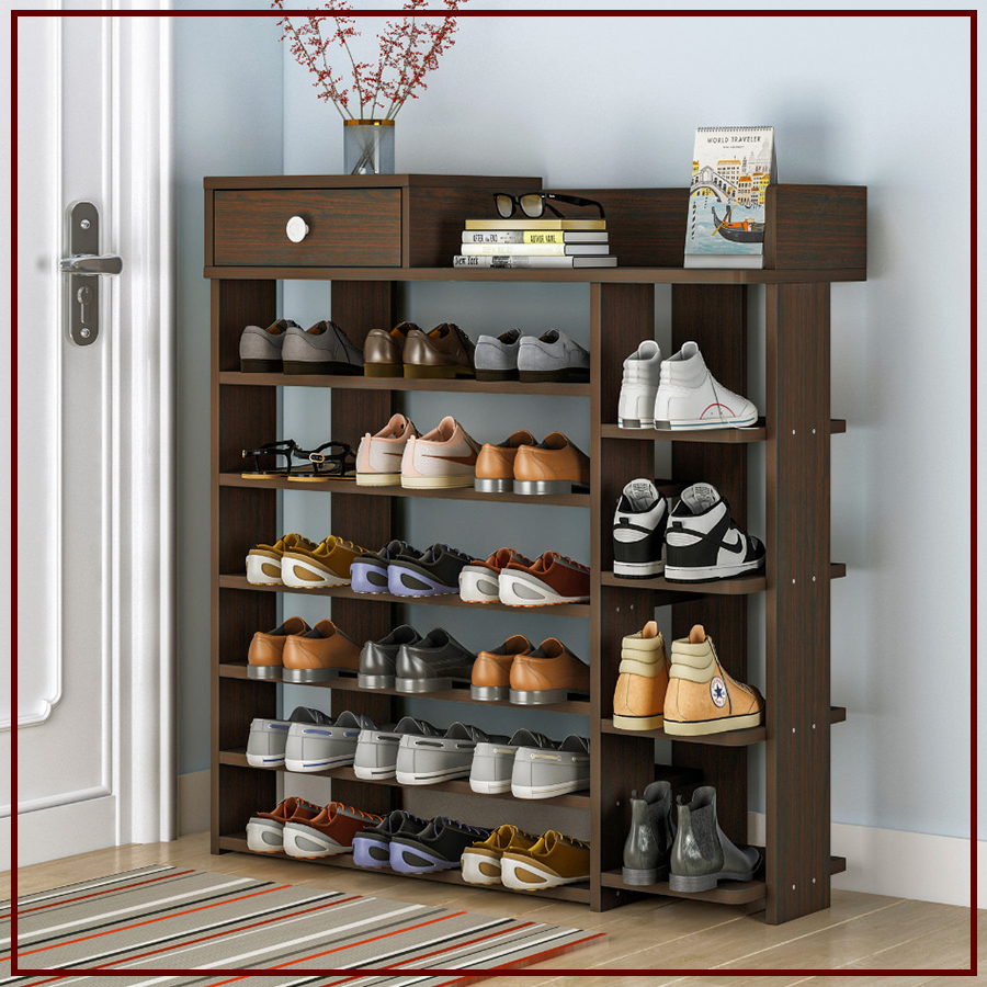 kệ gỗ công nghiệp đựng giày dép giá rẻ