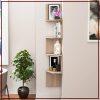 kệ gỗ công nghiệp treo góc tường