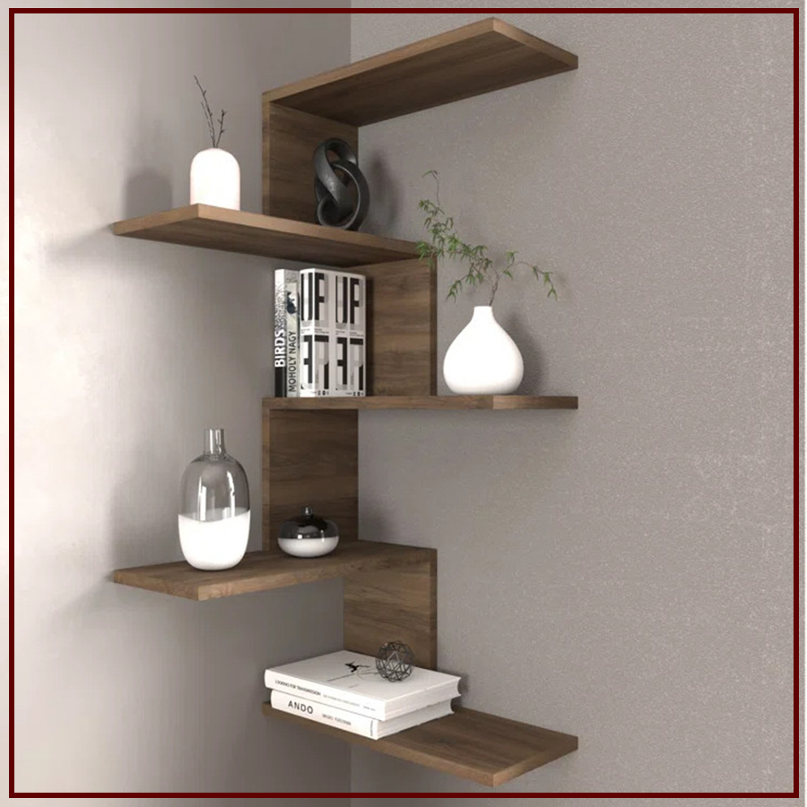 kệ gỗ góc tường giá rẻ