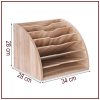 kích thước chi tiết hộp gỗ công nghiệp đựng giấy tờ