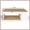 kích thước bàn sofa gỗ công nghiệp