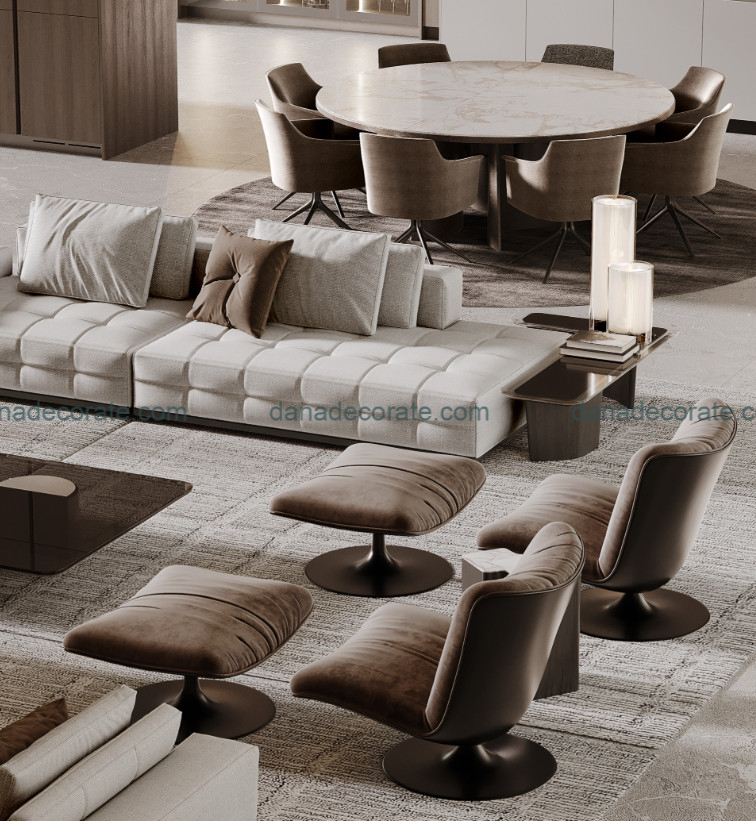 Thiết kế thi công nội thất villa cao cấp theo phong cách kiến trúc hiện đại sang trọng