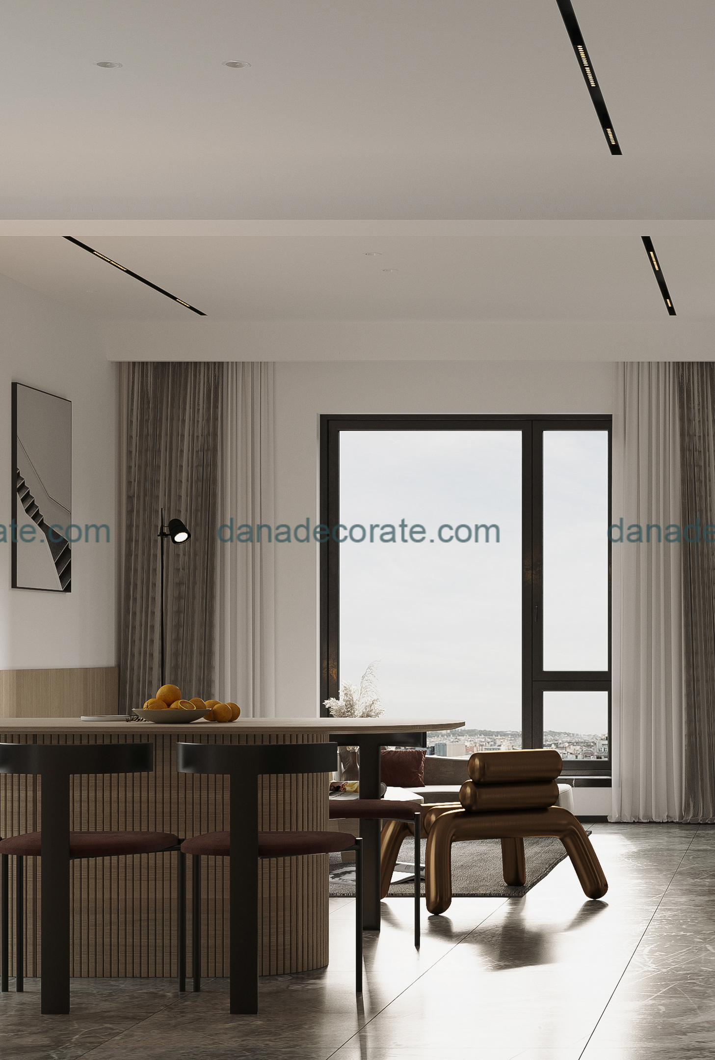 Thiết kế thi công nội thất căn hộ trọn gói theo phong cách kiến trúc nội thất hiện đại tại Đà Nẵng