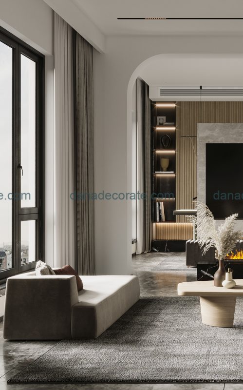 Thiết kế thi công nội thất căn hộ trọn gói theo phong cách kiến trúc nội thất hiện đại tại Đà Nẵng