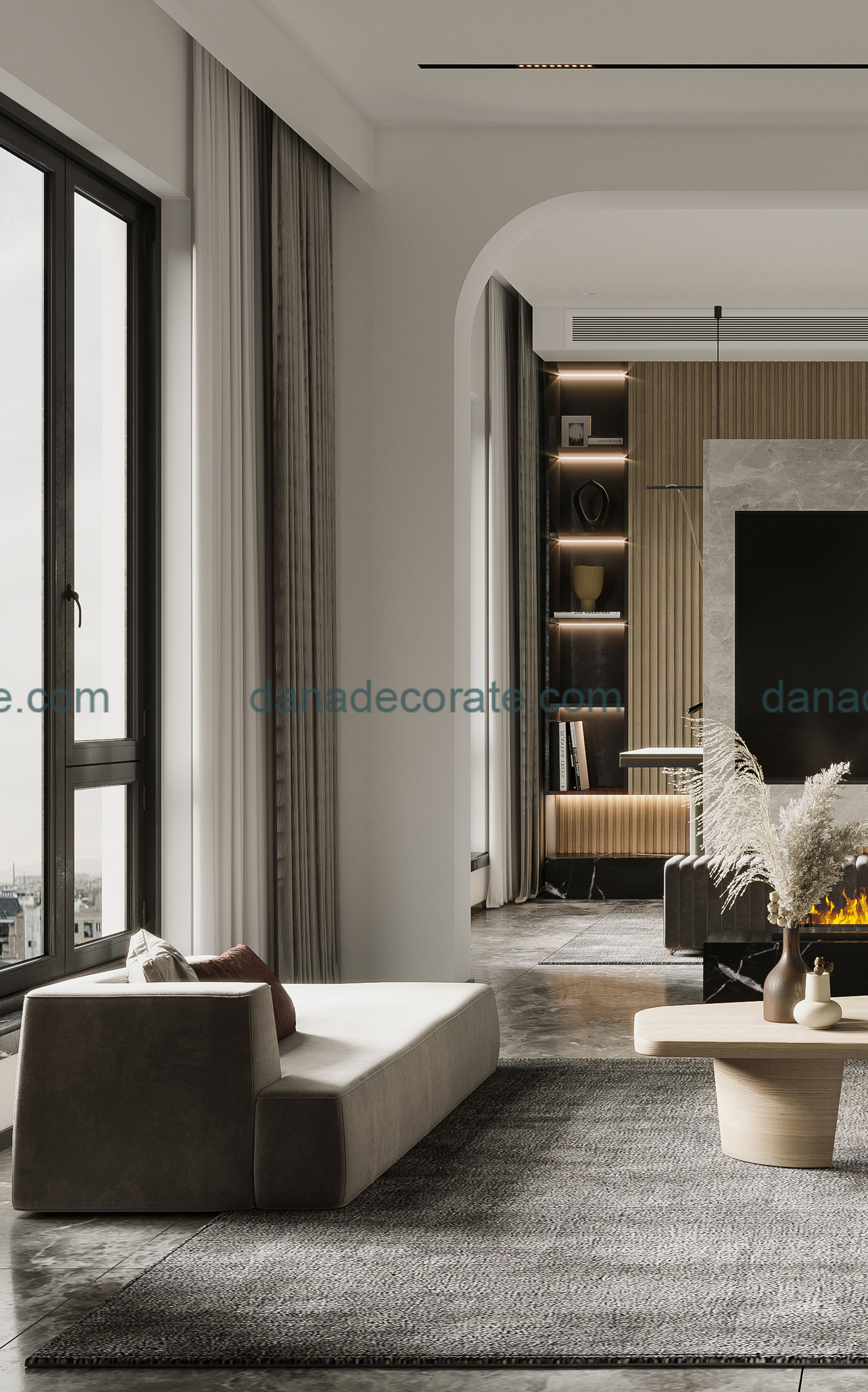 Thiết kế thi công nội thất căn hộ trọn gói theo phong cách kiến trúc nội thất hiện đại tại Đà Nẵng