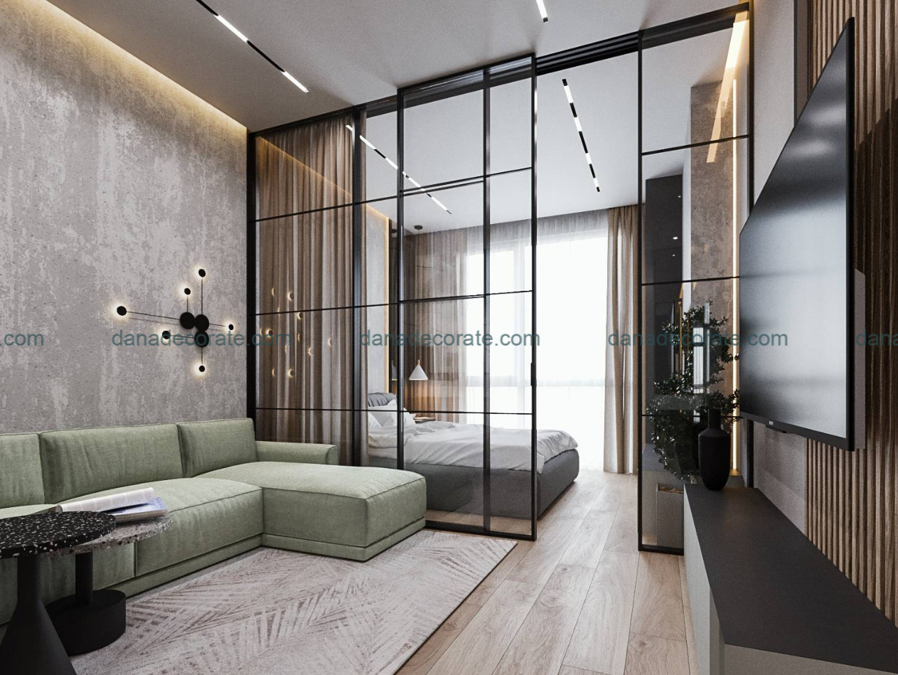 Thiết kế thi công nội thất phòng khách trọn gói theo phong cách hiện đại tại Đà Nẵng