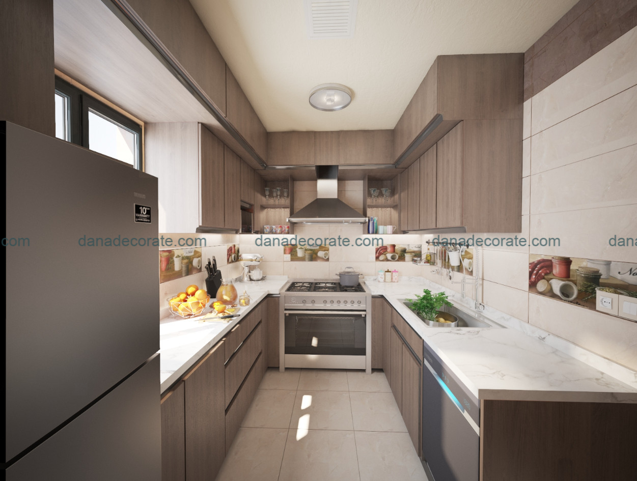 Thiết kế thi công nội thất phòng bếp trọn gói theo phong cách hiện đại tại Đà Nẵng