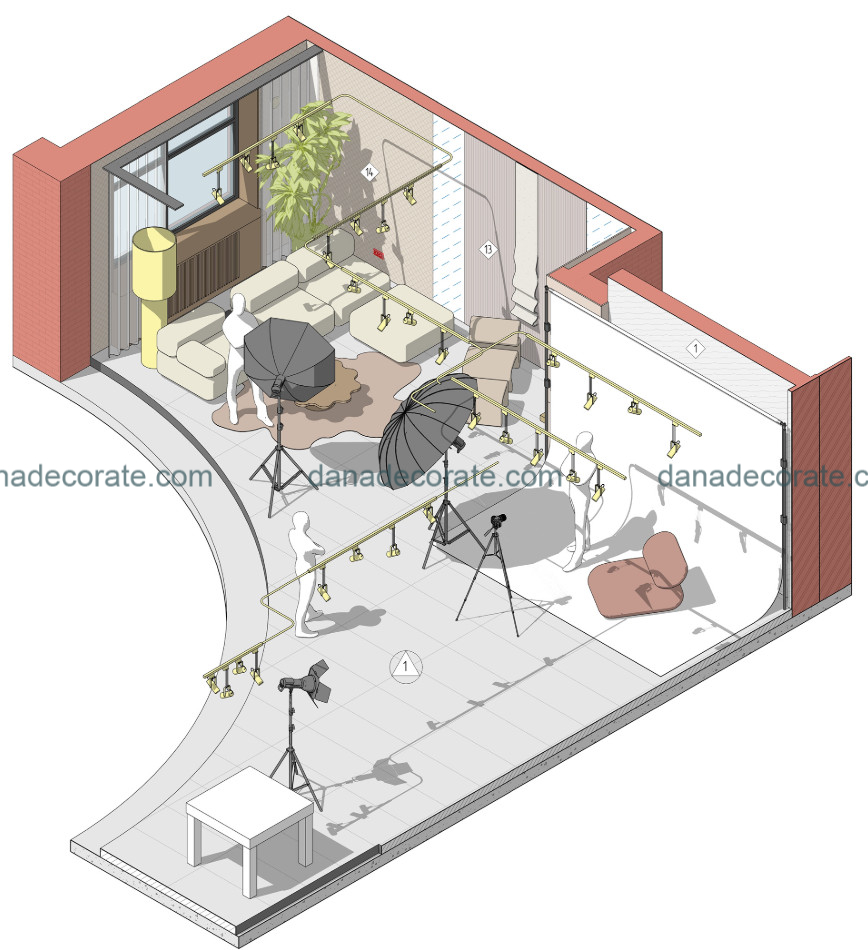 Thiết kế thi công studio phim trường cao cấp tại Đà Nẵng