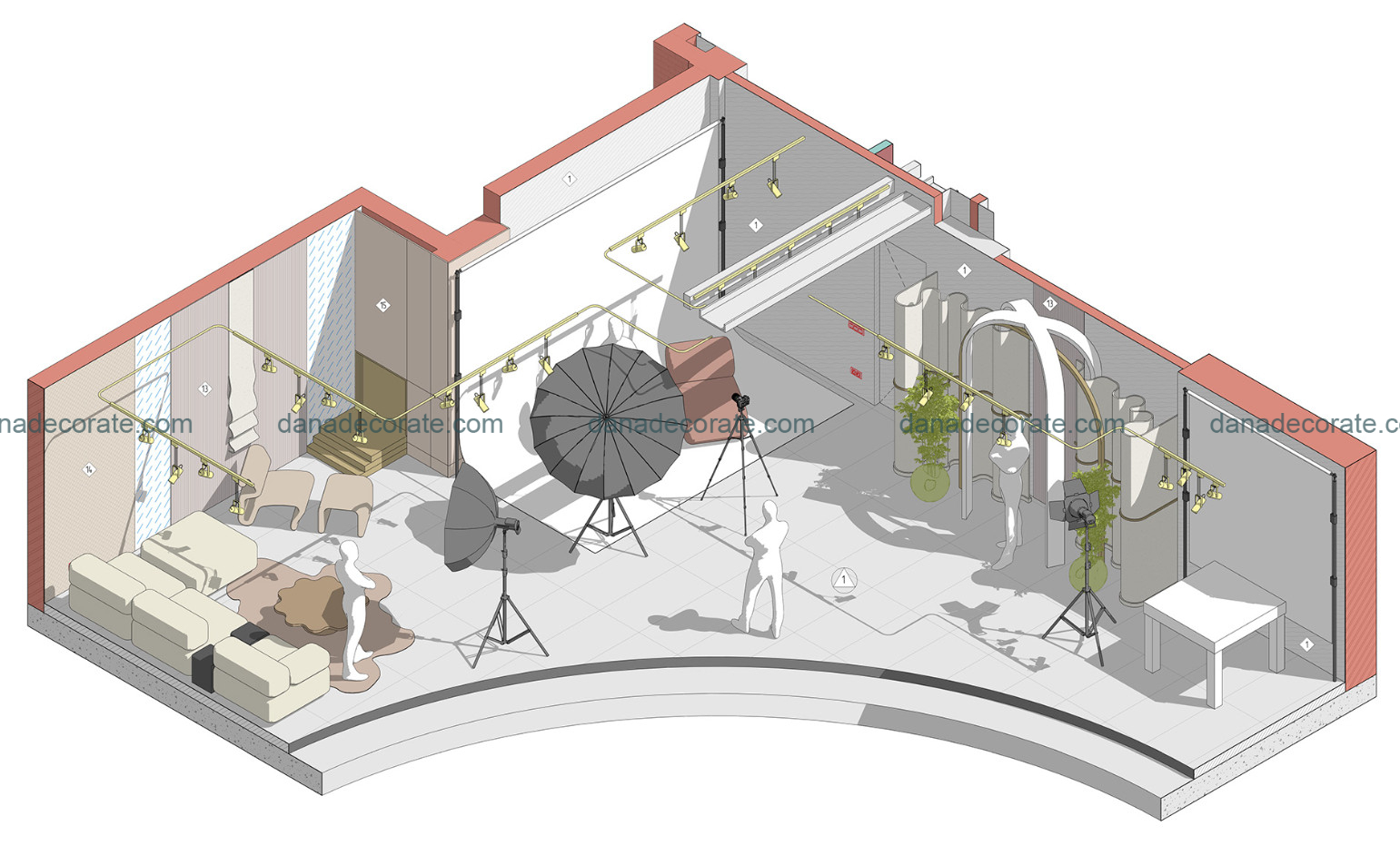 Thiết kế thi công studio phim trường cao cấp tại Đà Nẵng