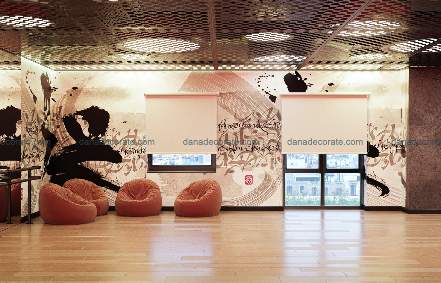 Thiết kế thi công trọn gói phòng dance theo phong cách hiện đại trẻ trung năng động.