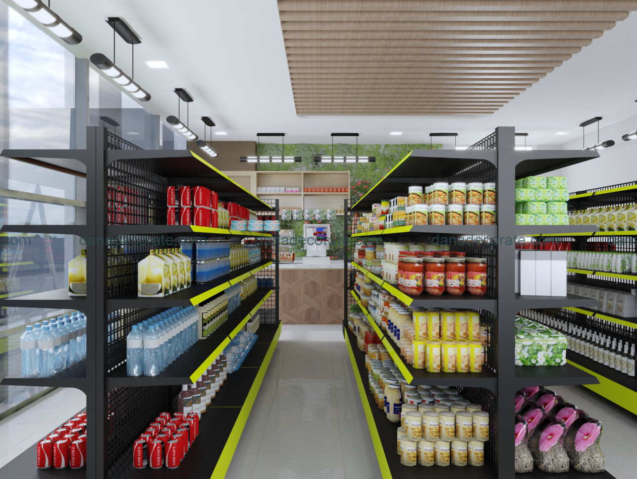 Thiết kế thi công trọn gói siêu thị bán lẻ quy mô nhỏ theo phong cách hiện đại