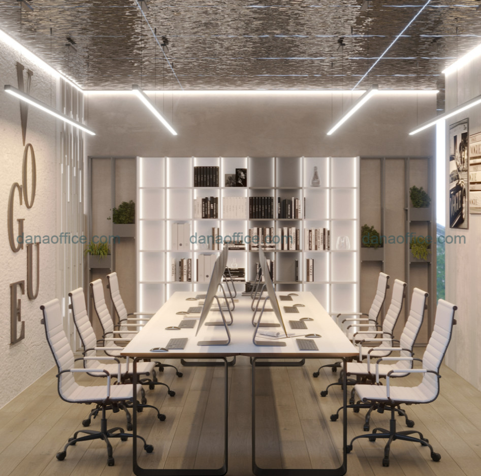 Bố trí nội thất văn phòng làm việc.