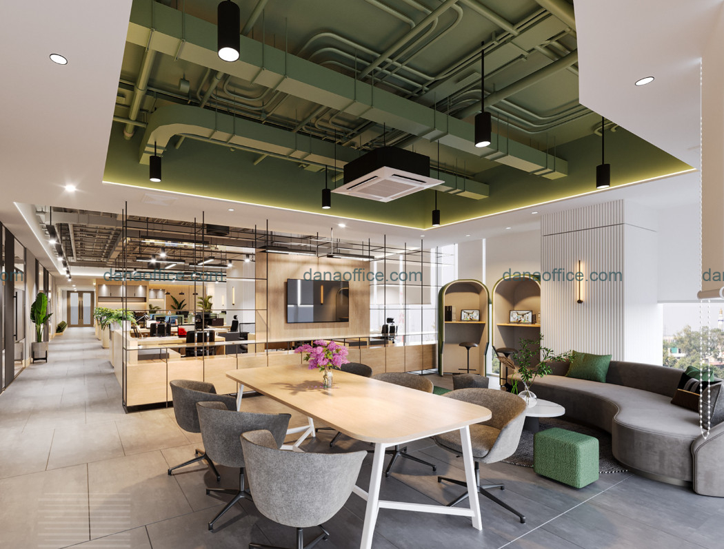 Giá thiết kế nội thất văn phòng.