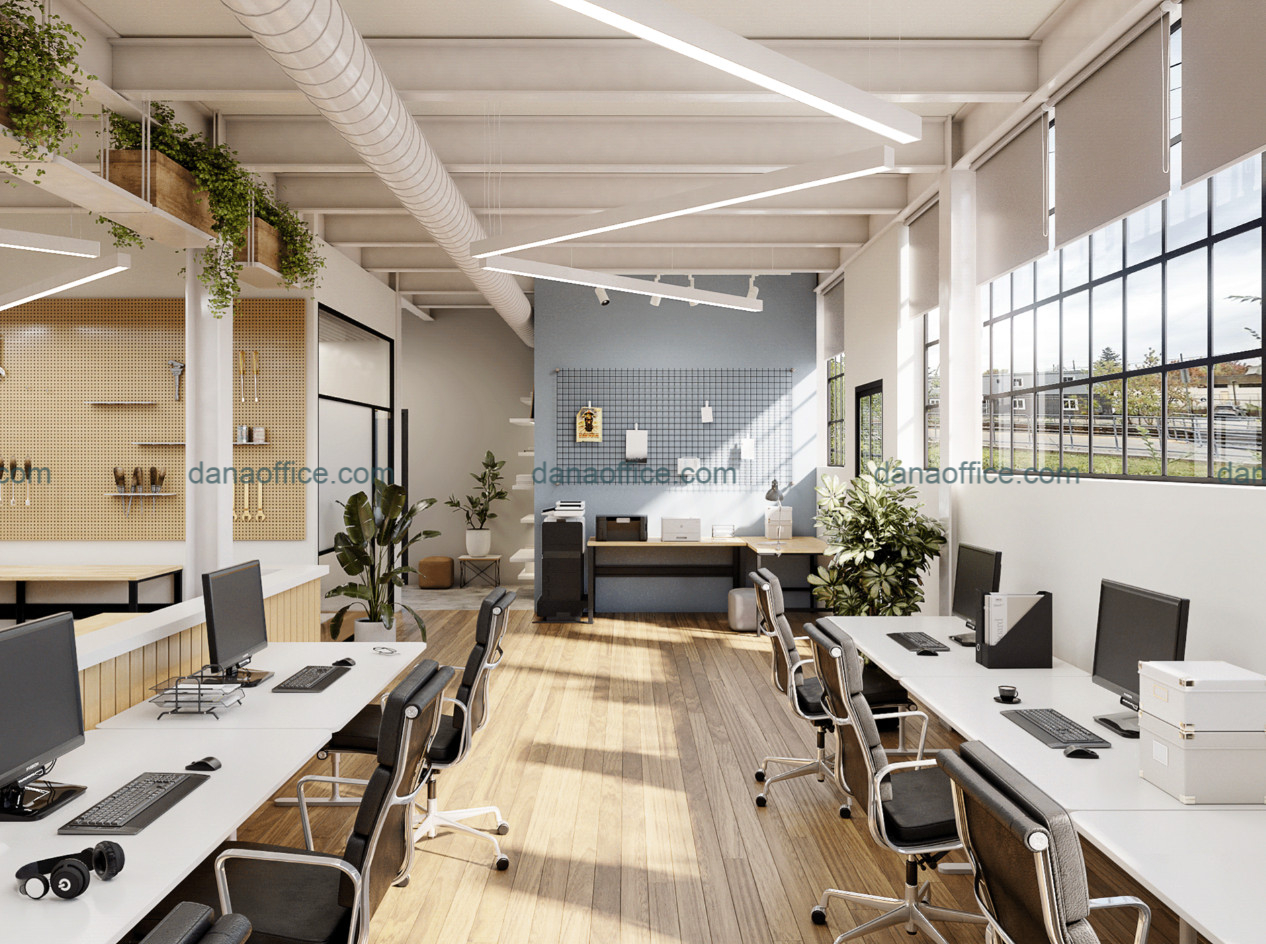 Thiết kế thi công nội thất văn phòng uy tín.