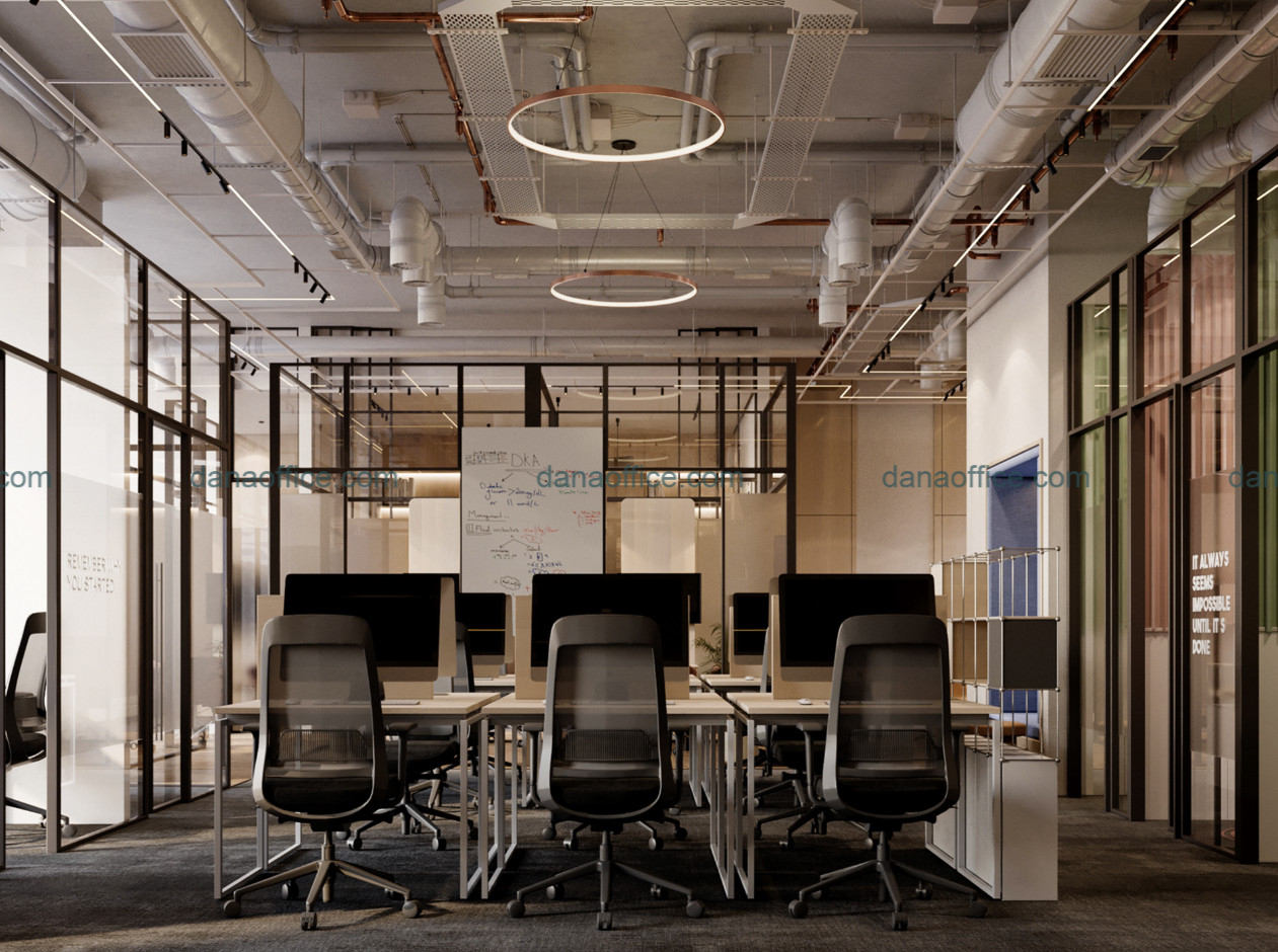 Thiết kế thi công nội thất tòa nhà văn phòng.