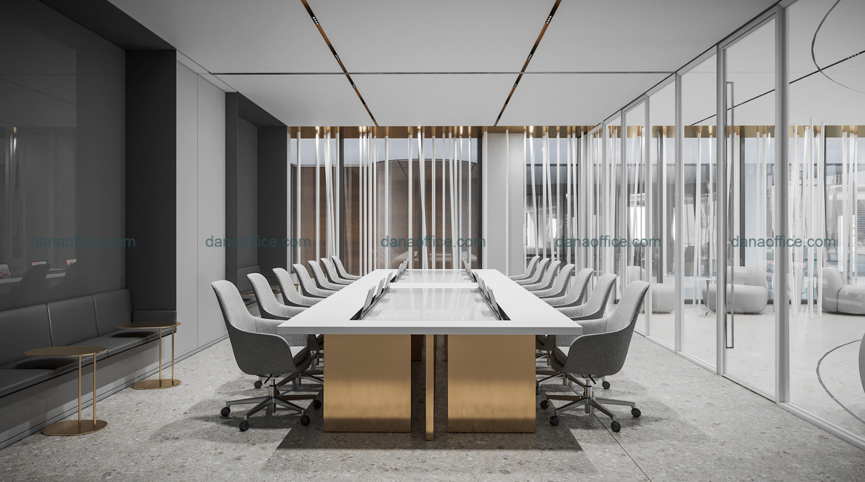 Giá thiết kế văn phòng làm việc 2 tầng.