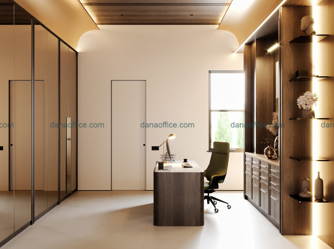 Không gian văn phòng làm việc giám đốc.