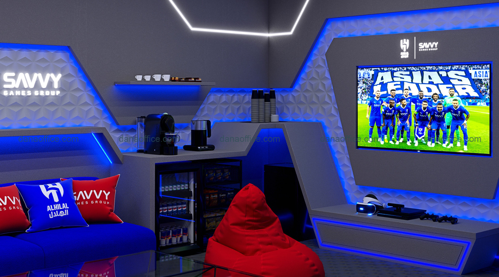 Mẫu thiết kế phòng game xu hướng 2025.